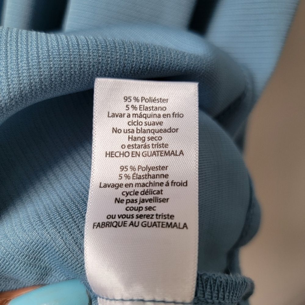 LULAROE Solid Slant Pocket Pleated Dress Light Blue Size Small - Picture 6 of 11